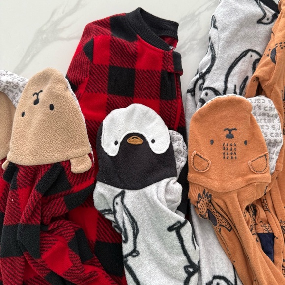 Assorted Baby Footed Pajamas - Picture 2 of 3